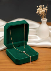 Flora swing silver chain pendant