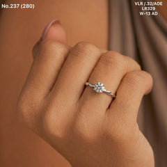 Purvi silver ring for women