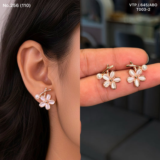 Kavya Pearl silver Stud