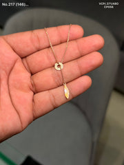 Autumn Breeze silver chain pendant