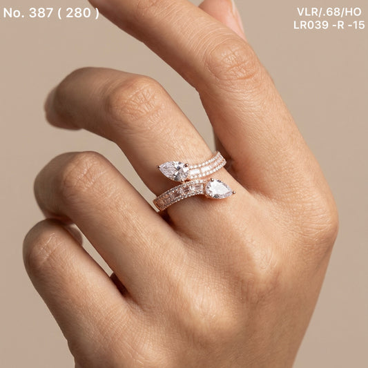 Blush Beauty silver ring for women