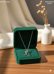 Infinite Steps Silver chain Pendant