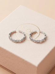Bold tiara silver toerings for women