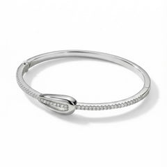 Angelic silver kada for women
