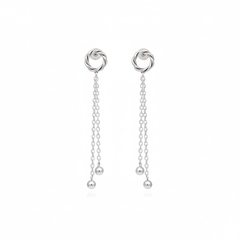 Nritya Nupur silver earrings