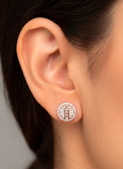 Anya Halo silver Stud