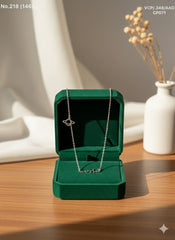 Universal charm silver chain pendant