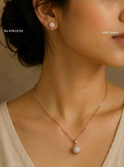 Glowvera silver pendant set for women