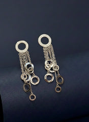 Aurelia spark silver earrings