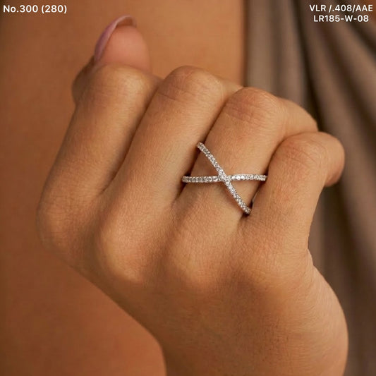 Vintage grace silver ring for women
