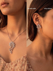 Heavenshine silver pendant set for women