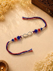 Infinity silver Rakhi