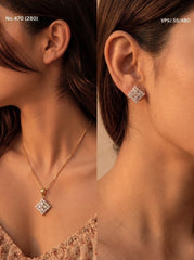 Zaylina silver pendant set for women