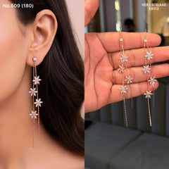 Bloomline silver earrings