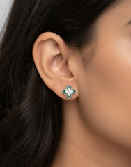 Tania pure silver stud