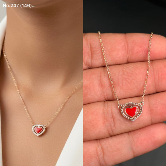 Everheart silver chain pendant