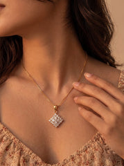 Zaylina silver pendant set for women