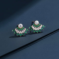 Nature glow silver stud