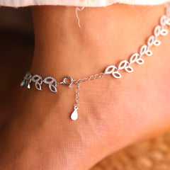 Aarvika Silver Payal for Women