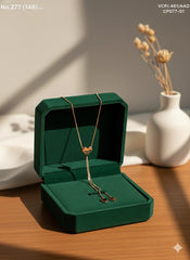 Charmed heart silver chain pendant