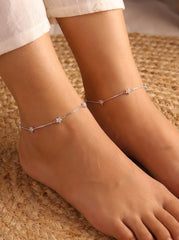 Starline silver Payal for women