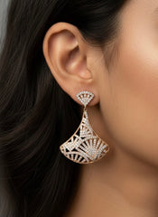 Heliora silver earrings