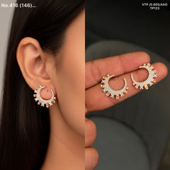 Luna Glow silver Stud