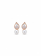 Risha pearl silver stud