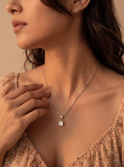 Suhani silver pendant set for women