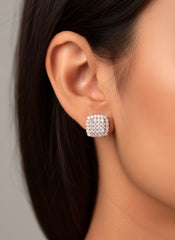 Mira Gleam silver Stud