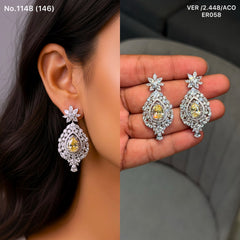Marigold elegance silver earrings