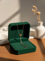 Charmed heart silver chain pendant