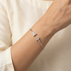 Rishika silver kada for women