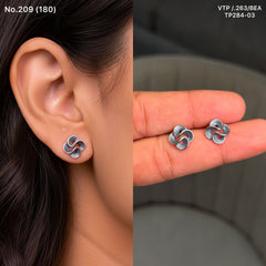 Ash bloom silver stud