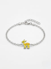 Cute Charm 92.5 Silver Kids Bracelet