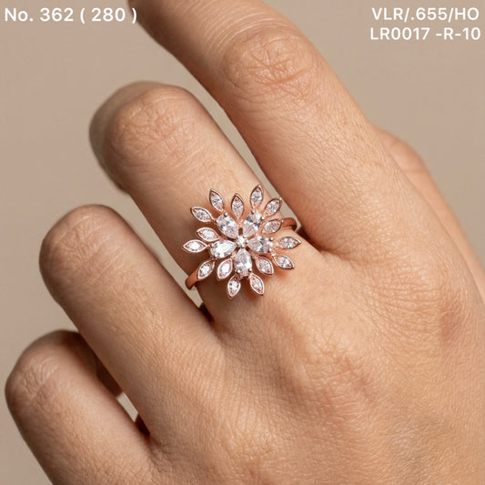 Sunshine silver ring for women