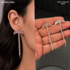Minimal muse silver earrings