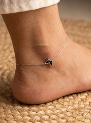 Silver butterflyvine Payal for women