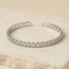 Velvet queen silver kada for women