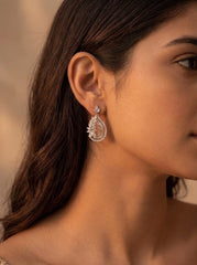 Tanisha silver pendant set for women