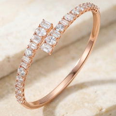 Silver crown kada for women
