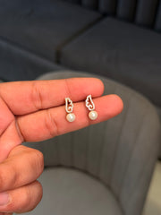 Meira bloom silver stud