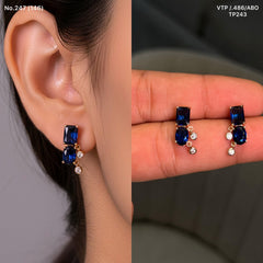 Veda shine silver stud