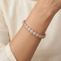 Celestia shine silver kada for women
