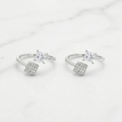 Shwet shine silver toe rings for women
