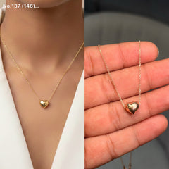 Opulent heart charm silver chain pendant