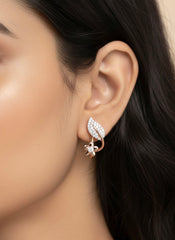 Petal radiance silver stud
