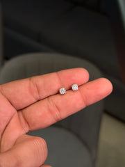 Tiny spark silver stud