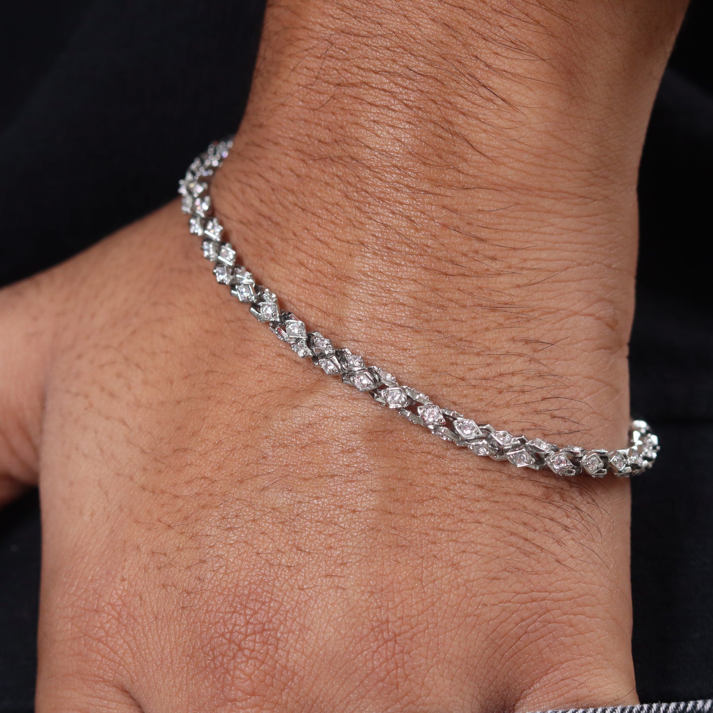 Frostband Pure Silver Bracelet