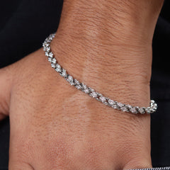 Frostband Pure Silver Bracelet